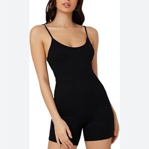 Series 8 Black Fitness Athletic Onesie Romper